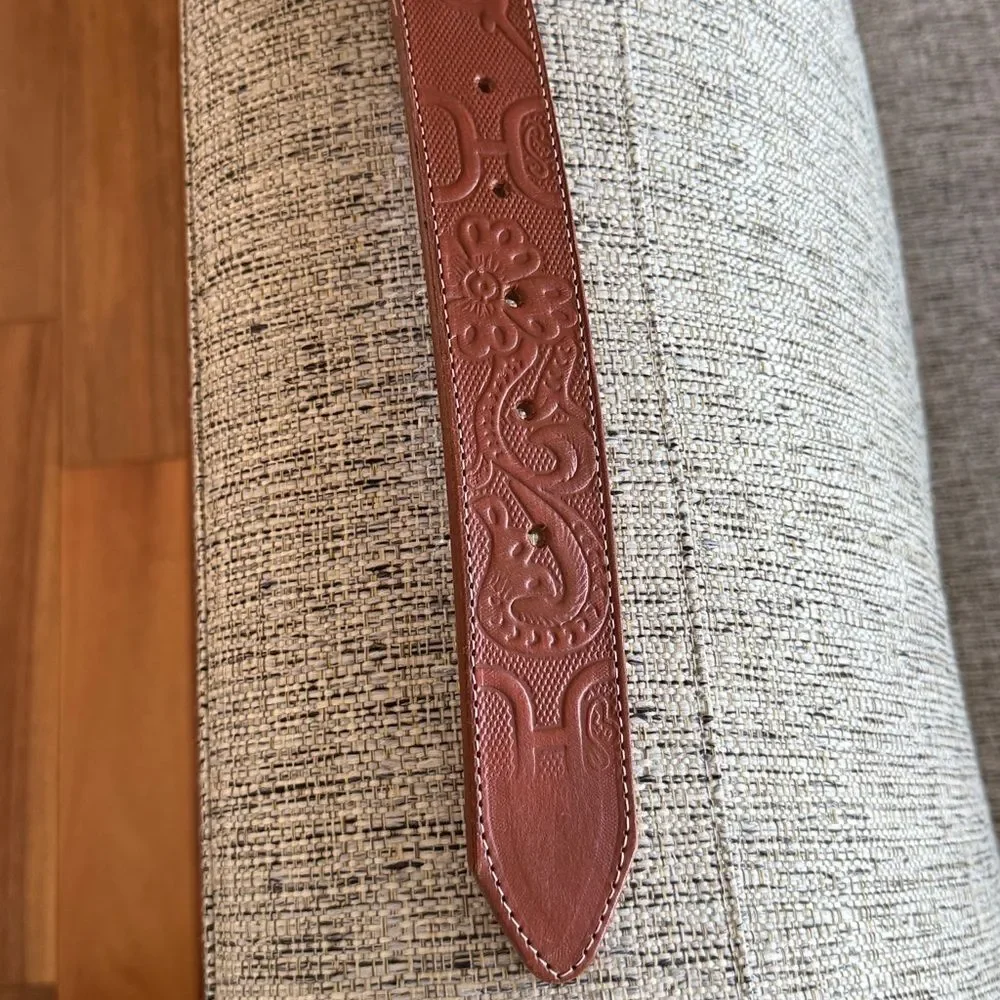 New Western leather belt